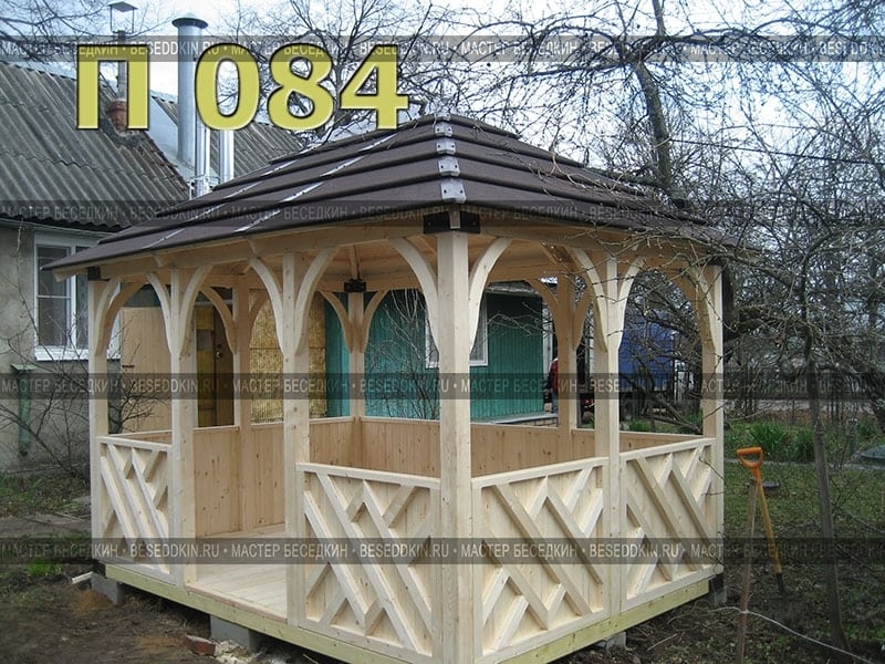 Беседка П-084 от компании «Династия»